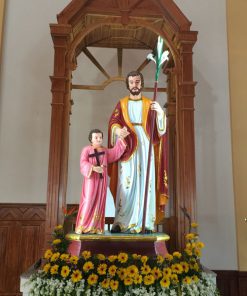 Tượng sơn gỗ Thánh Giuse mẫu 10
