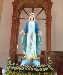 Tượng sơn gỗ Đúc Mẹ maria mẫu 10