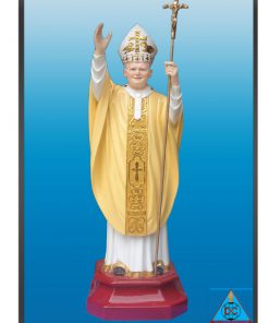 Tượng gỗ sơn Đức Giáo Hoàng Gioan Phao Lô II - 1